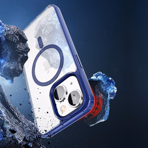 Dux Ducis Clin2 dėklas iPhone 14 Plus magnetinis MagSafe dėklas mėlynas