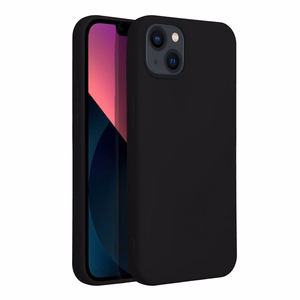 Silikoninis dėklas telefonui iPhone 13 juodas