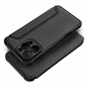 Dėklas telefonui RAZOR Book IPHONE 16 Pro Max juodas
