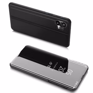 Clear View atverčiamas dėklas Nothing Phone 1 – juodas