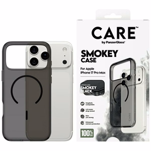 CARE by PanzerGlass Flagship Urban Explorer dėklas su juodu MagSafe iPhone 17 Pro Max - juodas