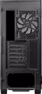 MSI MPG VELOX 100P AIRFLOW vidutinio dydžio bokštelio žaidimų kompiuterio korpusas, juodas, 3× 120 mm ventiliatorius + 1× 120 mm ARGB ventiliatorius, ARGB juosta, USB Type-C, grūdintas stiklas, E-ATX/ATX/mATX/mini-ITX