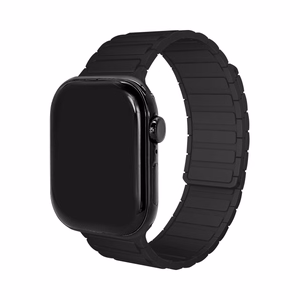 Mobilize silikoninis laikrodžio dirželis - magnetinis - Apple 38/40/41mm - juodas
