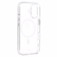 Liavec Blizgus Magnetinis Skaidrus dėklas telefonui Iphone 16 balta