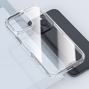 Nillkin Nature Pro dėklas telefonui iPhone 16 Pro - permatomas ir baltas