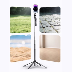Asmenukių lazda Orico SPN185 1/4 colio trikojis telefono kamerai su 360 laipsnių pasukimu Bluetooth 5.2 - juoda