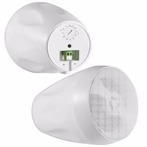 Lauko garsiakalbiai 20W, 4", 2 juostų, balti (pora)