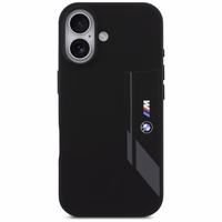 BMW M Silicon Vertical Logo MagSafe deklas iPhone 17 - juodas
