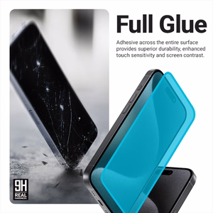 Crong 3D Armor Glass grūdintas apsauginis ekrano stiklas, skirtas iPhone 17e / 16e / 14 / 13 / 13 Pro, su montavimo rėmeliu