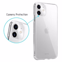 Crong Crystal Slim Cover - iPhone 11 dėklas (Clear)
