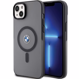 BMW Signature MagSafe Case for iPhone 14 Plus/15 Plus - Black