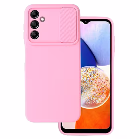 Camshield Soft dėklas telefonui Samsung Galaxy A14 4G/5G - šviesiai rožinė