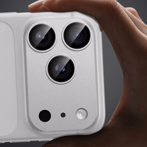 Benks grūdintas stiklas Glass Warrior metalinė integruota objektyvo apsauga (C070) Iphone 17 Pro Max (3 objektyvai) mėlyna