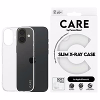 CARE by PanzerGlass X-Ray Soft Basic dėklas telefonui iPhone 16 6.1" skaidrus 1441
