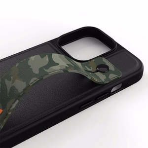 Adidas OR Dėklas telefonui su rankena iPhone 13 Pro /13 6.1" juodas-žalias/juodas-žalias 47111