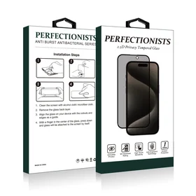 LCD apsauginis stikliukas 2.5D Privacy Perfectionists Apple iPhone 16e juodas