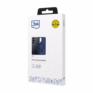 3mk Smoke MagCase для Samsung Galaxy S25 Ultra синe-полупрозрачный