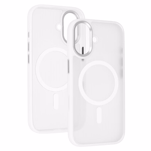 Liavec Cloudy Case with Metal Camera Frame for Iphone 17 white (Camera Control Button)