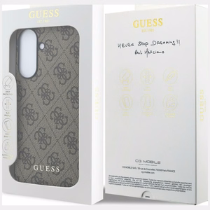 Guess dėklas Samsung Galaxy A37 (PU 4G Classic) rudas