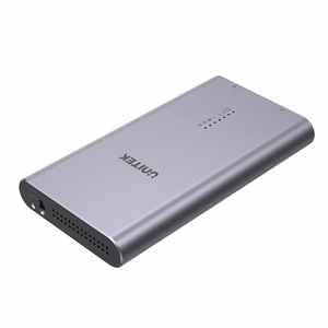 UNITEK S1206A SolidForce USB-C – PCIe/NVMe M.2 SSD, 10 Gbps, dviguba įdėkla su kopijos funkcija