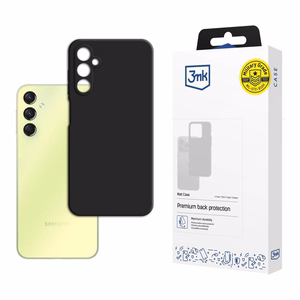 Samsung Galaxy A25 5G - 3mk matinis dėklas telefonui (m) - juodas