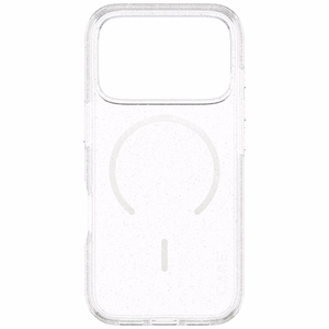 CARE by PanzerGlass Flagship Urban Explorer dėklas telefonui su baltu magnetiniu MagSafe, skirtas iPhone 17 Pro – skaidrus su blizgučiais