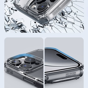 Nillkin Nature Pro dėklas iPhone 16 Pro Max - skaidrus ir baltas