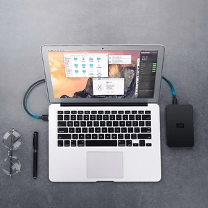 Ugreen USB kabelis – mini USB 480 Mbps 3 m US132 (juodas)