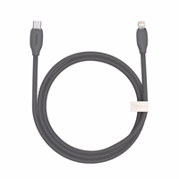 Baseus Jelly kabelis USB-C į Lightning, 20W, 1,2m (juodas)