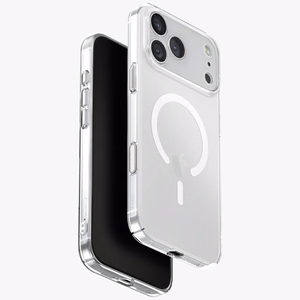 Uniq Airsuit dėklas telefonui iPhone 17 Pro Max Magclick įkrovimas - permatoma