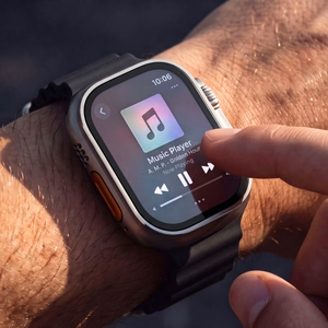 Tech-Protect Закалённое стекло 2 шт. для Apple Watch Ultra 49mm - серебристый и чёрный