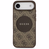 Guess 4G Circle Classic Logo Magnetinis dėklas telefonui iPhone Air - ruda
