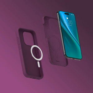 Etteri Silicone Mag dėklas, skirtas iPhone 16 Pro Max 6,9 col., tamsios vyšnių spalvos