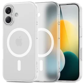 Tech-Protect MagSlim Magnetinis dėklas telefonui iPhone 17 - matinė balta