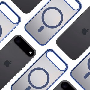 3mk Frosty MagCase dėklas telefonui skirtas iPhone 17 Air – mėlynas