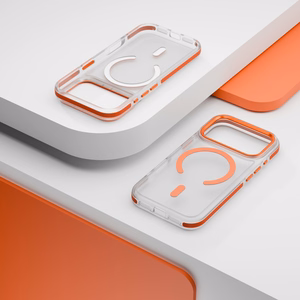 Etteri Icy Mag dėklas telefonui iPhone 17 Pro Max oranžinis