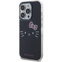 Hello Kitty IML Kitty Face Dėklas telefonui (m) iPhone 15 Pro Max - juodas (m)