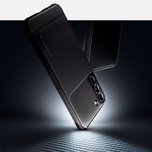 Spigen Rugged Armor dėklas telefonui Samsung Galaxy S22 - Matinis juodas