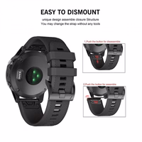 TECH-PROTECT SMOOTH GARMIN FENIX 5 / 6 / 6 PRO / 7 juodas