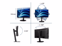 Philips 24B2U3601/00 Monitorius 23.8" IPS QHD