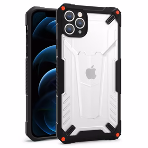 Tel Protect hibridinis dėklas telefonui Iphone 12 Pro Max juodas