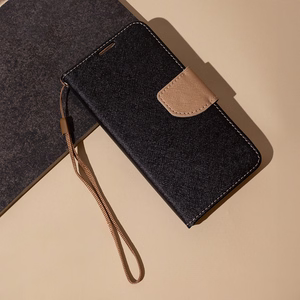 "Smart Fancy" dėklas iPhone 16 6,1" black-gold