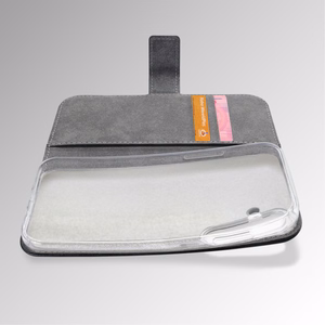 Mobilize Classic Gelly Wallet Book Dėklas Xiaomi Redmi Note 15 5G juodas