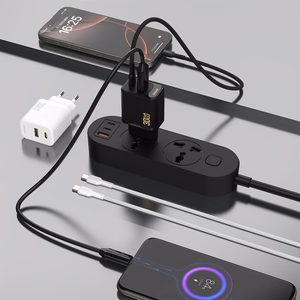 Dudao A27TEU PD 30W GaN USB-A USB-C Wall Įkroviklis - Juodas