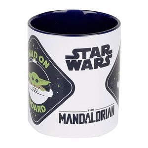 Star Wars The Mandalorian Baby Yoda keraminis puodelis dovanų dėžutėje, 300 ml