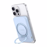 Baseus išorinė baterija su stovu PicoGo Qi2 5000mAh 20W (mėlyna)