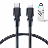 Joyroom Surpass Series A11 Lightning / USB-C 20W 1.2 m kabelis - juodas