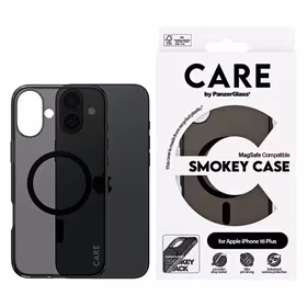 CARE by PanzerGlass Flagmano dėklas telefonui iPhone 16 Plus 6.7" dūminis/dūminis Magnetinis 1351
