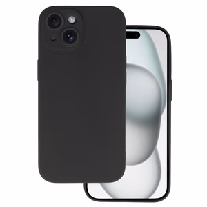 Galinis dėklas MATT, skirtas IPHONE 15 Black