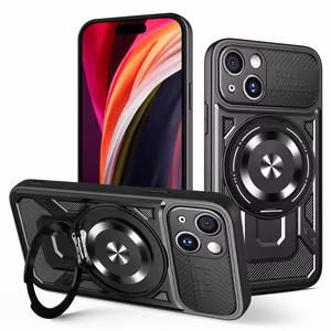 Defender Armor Mag dėklas telefonui iPhone 15 6,1" juodas